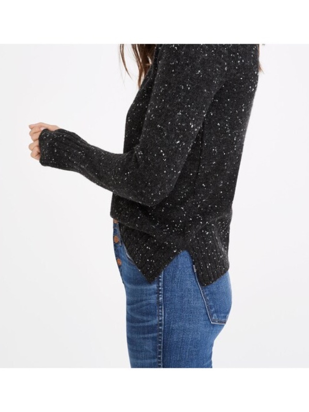 Madewell Donegal Inland Turtleneck Sweater - Picture 3 of 7